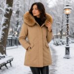 Attentif Parka Cognac