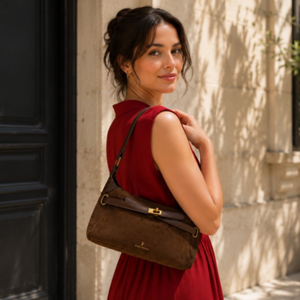 Handtasche Velour