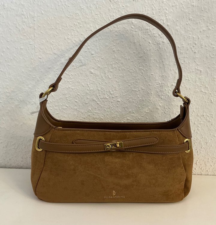 Handtasche Velour – Bild 4