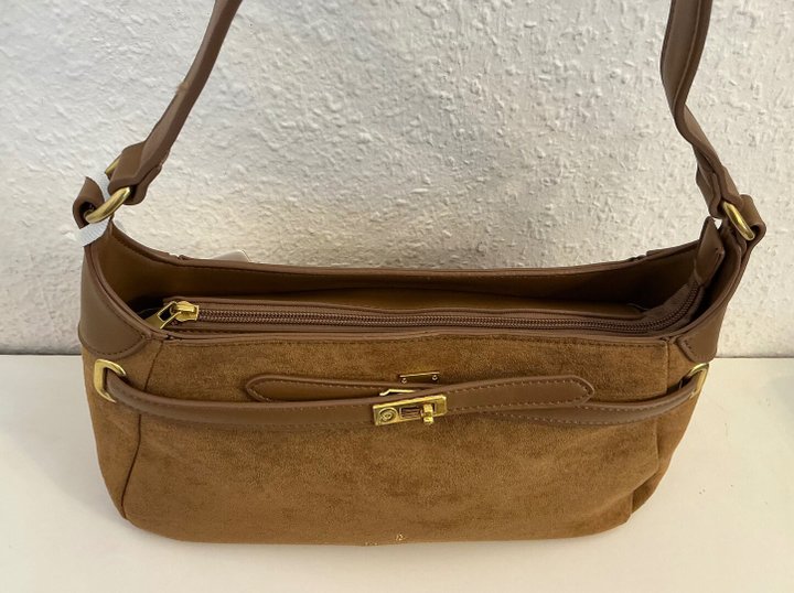 Handtasche Velour – Bild 6
