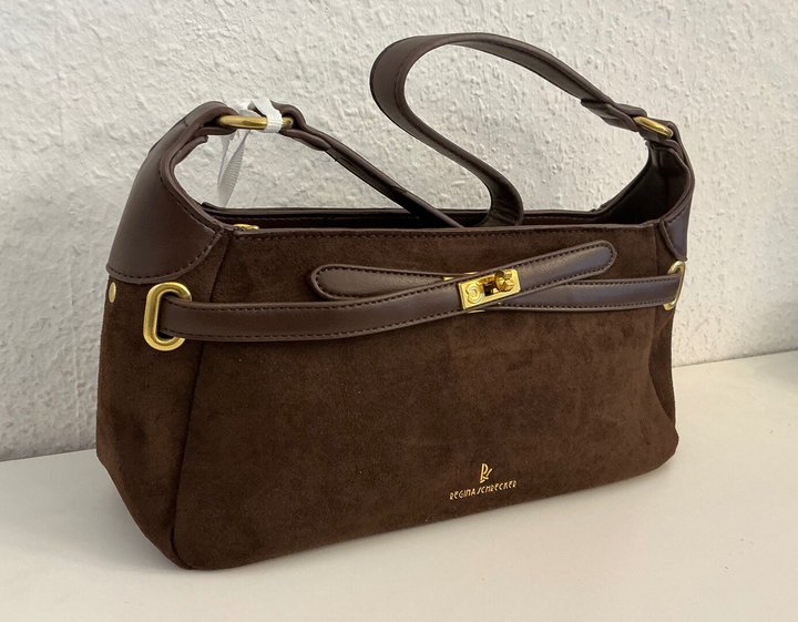 Handtasche Velour – Bild 8