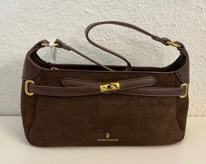 Handtasche Velour – Bild 9