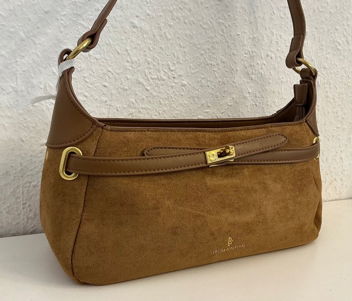 Handtasche Velour – Bild 2