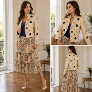 Jacket goldene Ösen