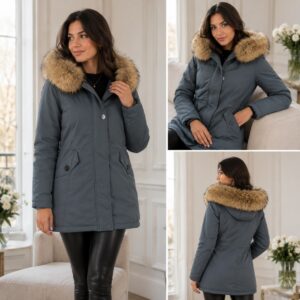 Parka Attentif Grau