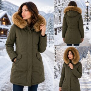 Parka Attentif Khaki