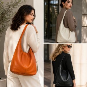 Shopper Beuteltasche Echtleder