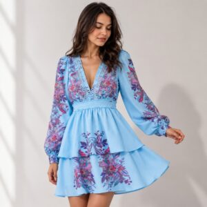 Sommerkleid Liza blau