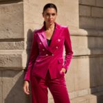 Velvet Blazer Fuchsia ausverkauft