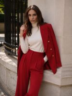 Velvet Blazer Rot ausverkauft