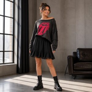 Volant Rock in 3 Farben